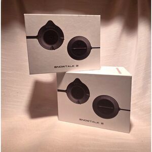 Set of 2 Sena Snowtalk 2 Ski Snowboard Helmet Bluetooth Intercom Headsets